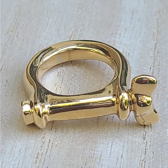 REWARD - Uno De 50 Ring - Gold plated - Various Sizes - Picture 5 of 13